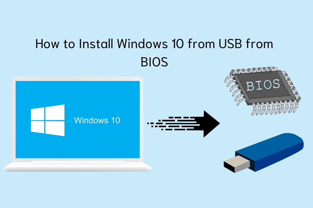 How to Install Windows 10 from USB from BIOS